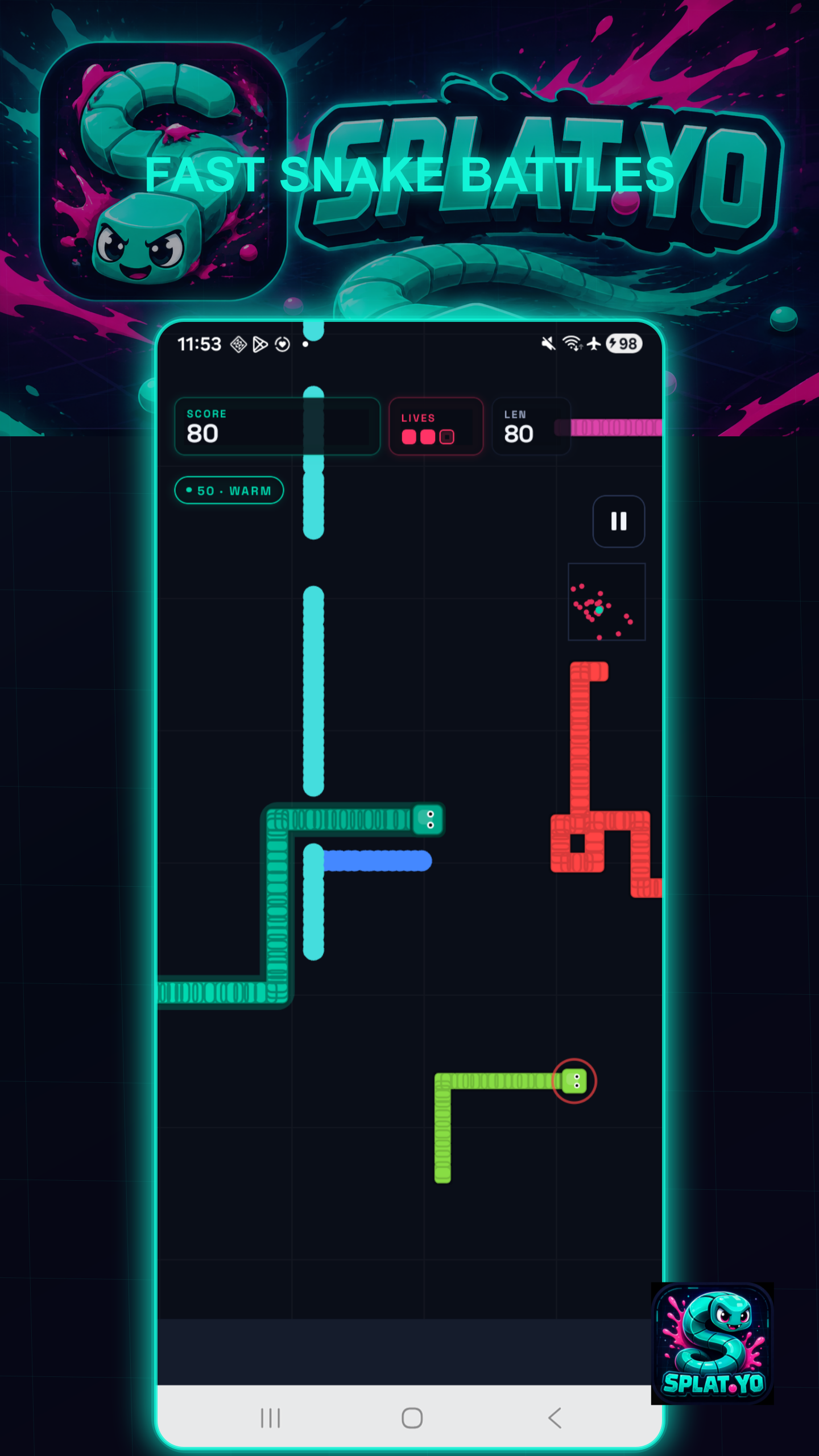 Splat-Yo arena screenshot